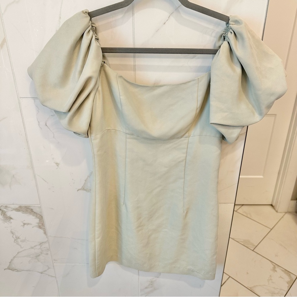 WILLOW Lucia Convertible Puff Sleeve Minidress - Picture 3 of 5